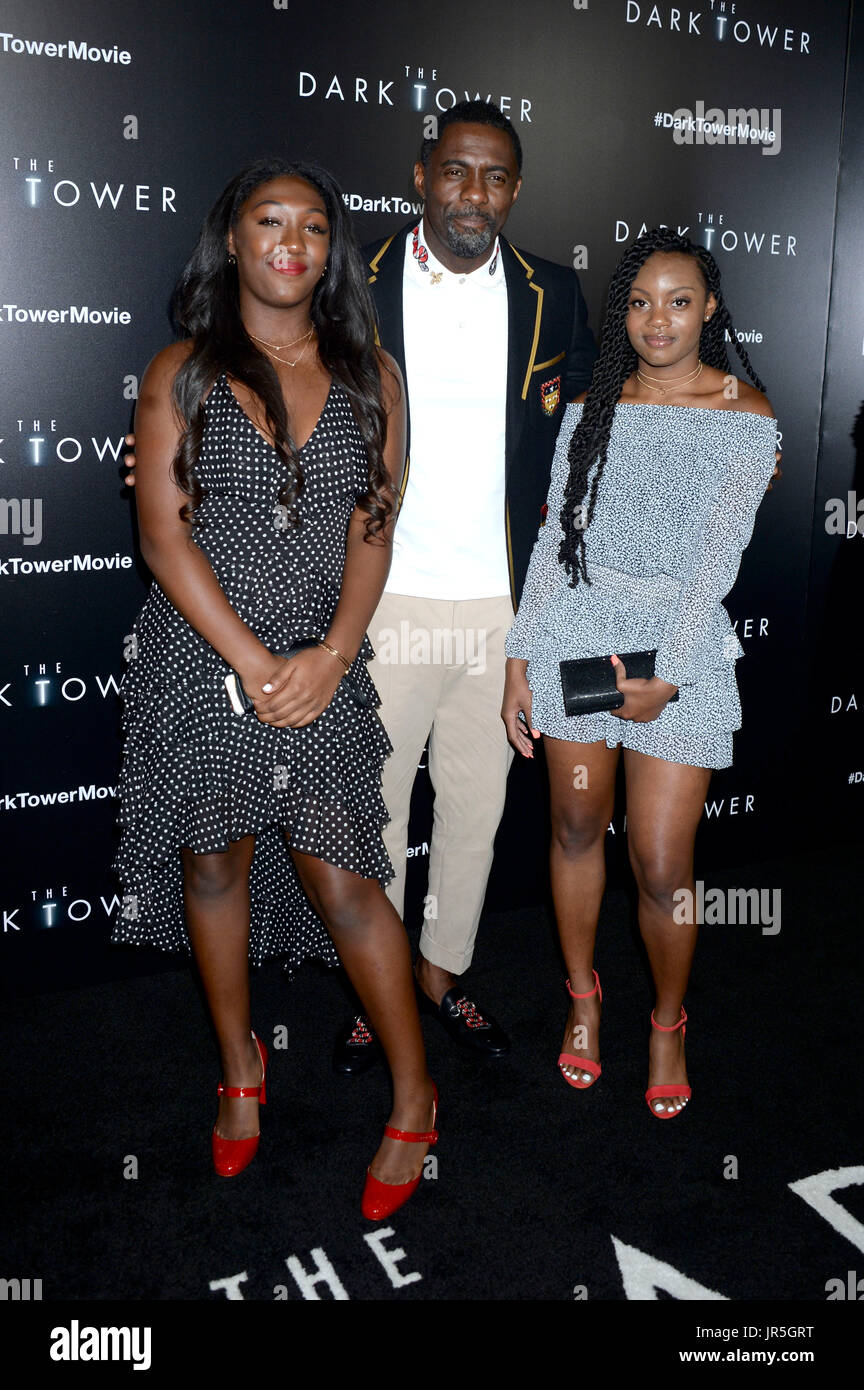 Idris Elba and guests attend 'The Dark Tower' New York premiere at