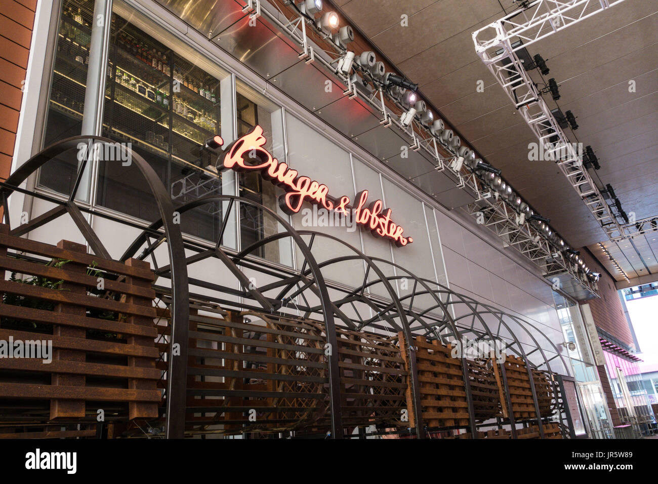 Burgers & Lobster Restaurant, NYC, USA Stock Photo Alamy