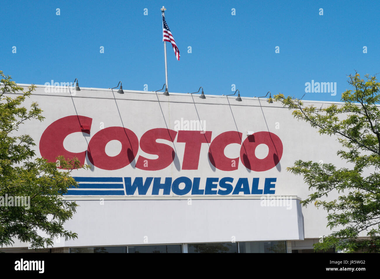 Costco Wholesale Warehouse Store, USA Stock Photo