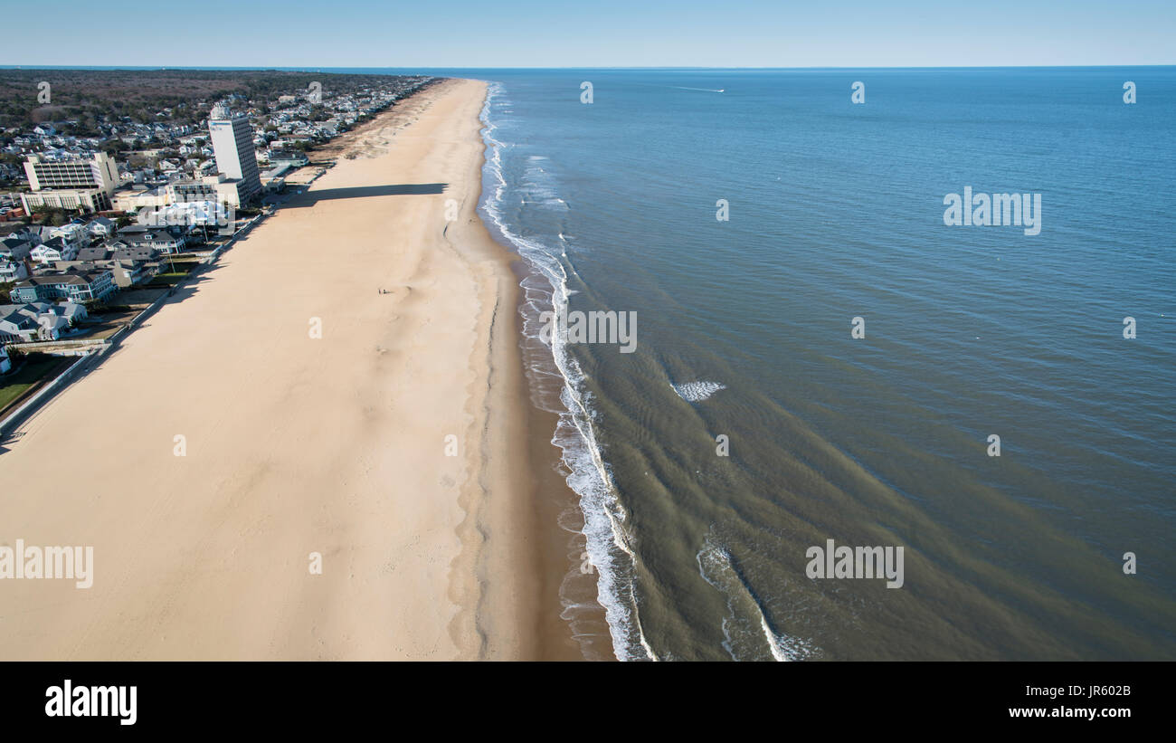 Virginia Beach Oceanfront Stock Photo Alamy