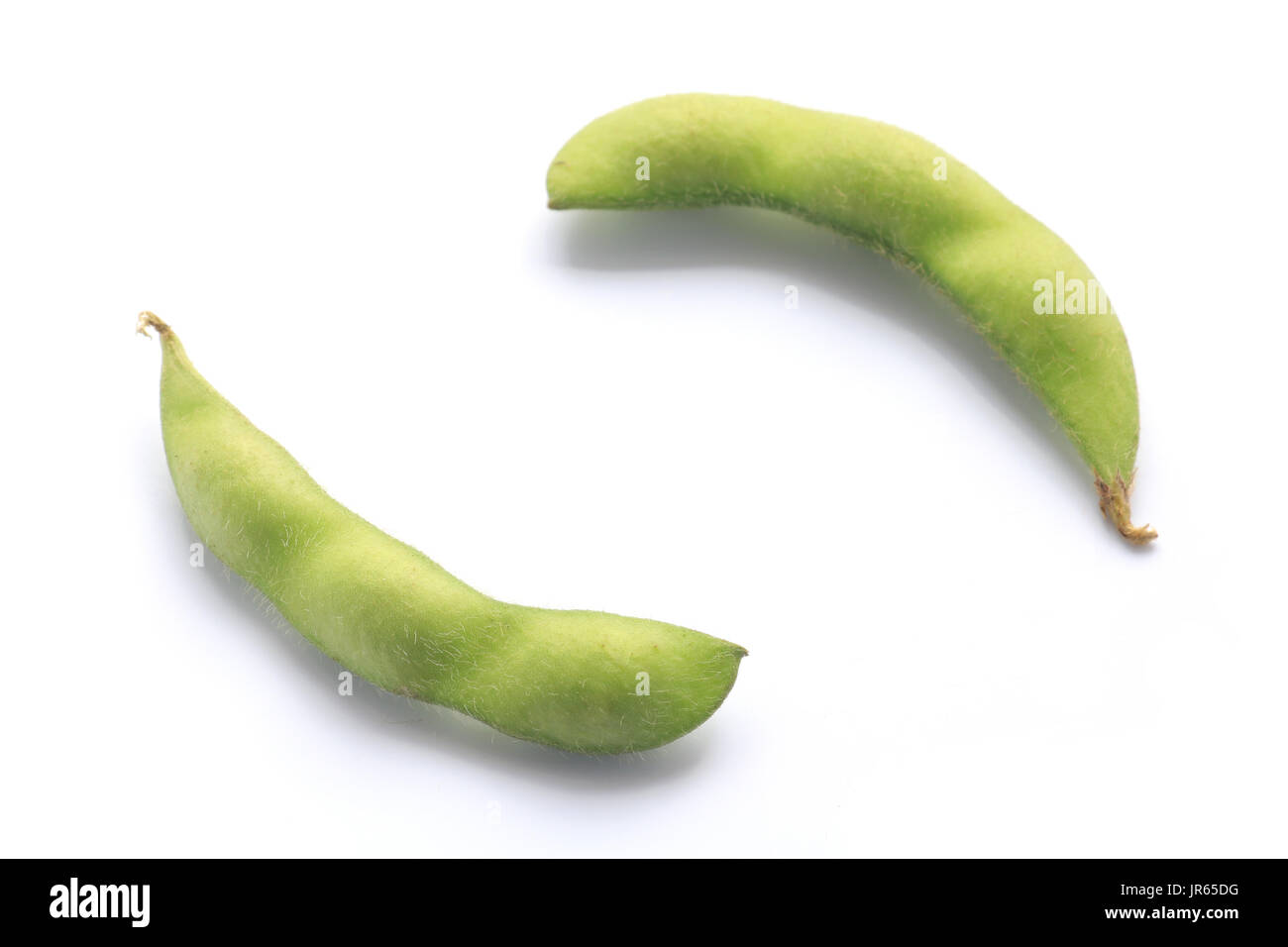 Japanese green soybean isolated Stock Photo Alamy