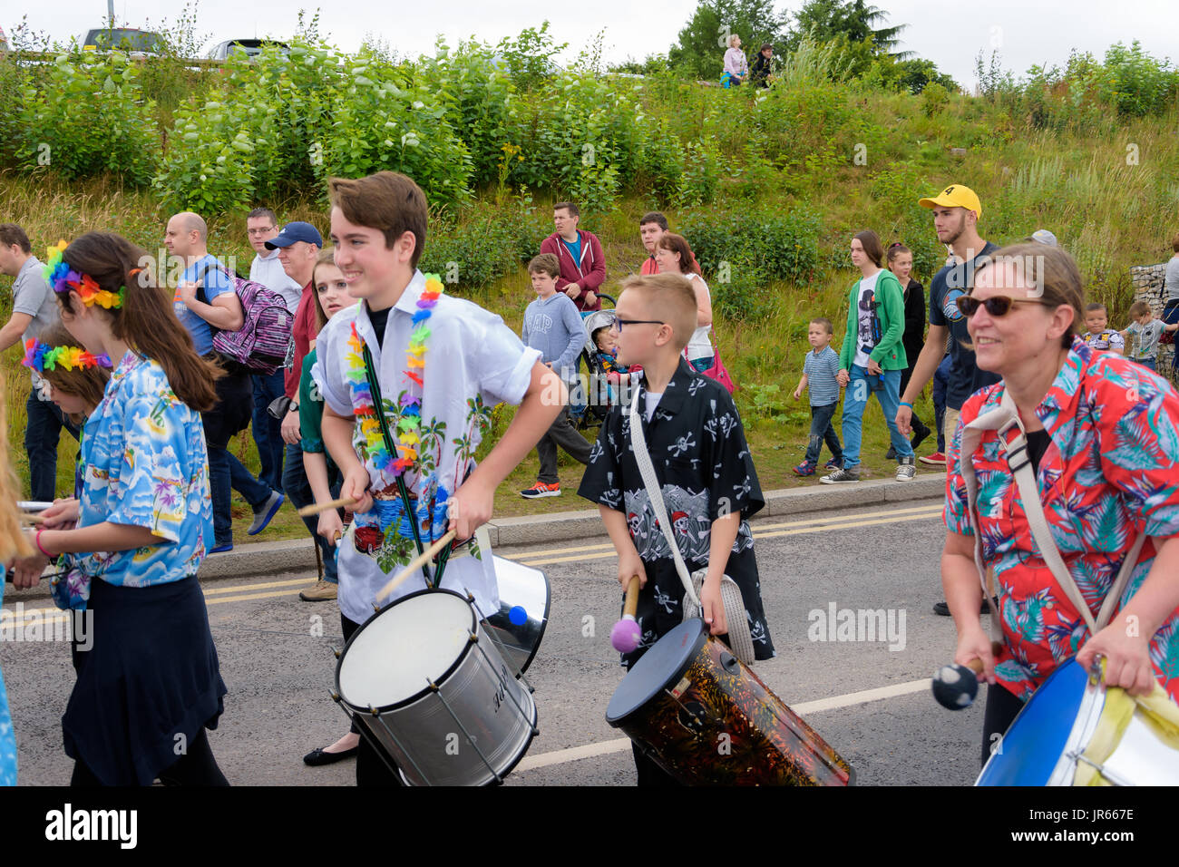 Under the sea carnival at Telford town centre Stock Photo Alamy