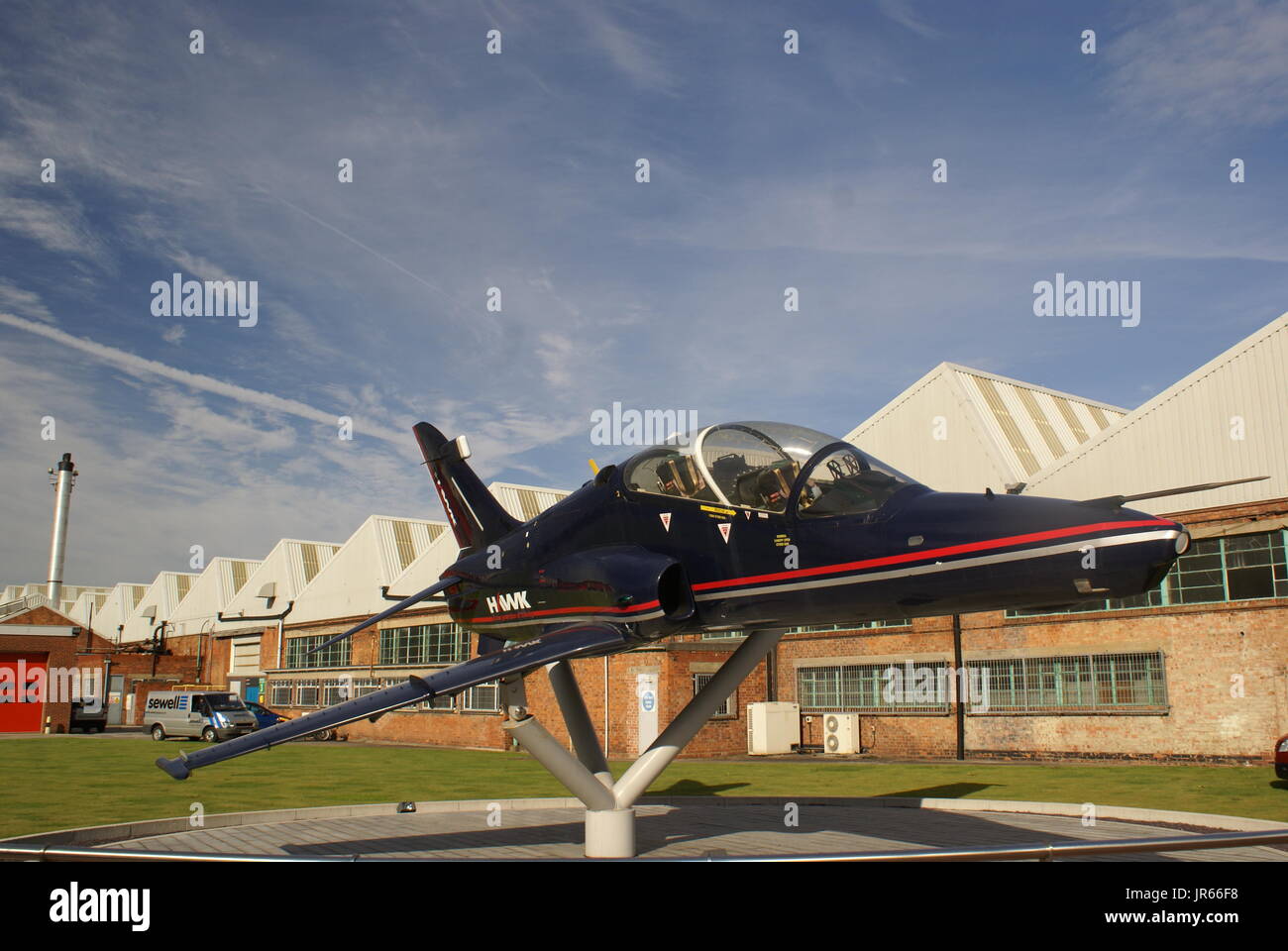 Brough Aerodrome and aircraft factory Stock Photo
