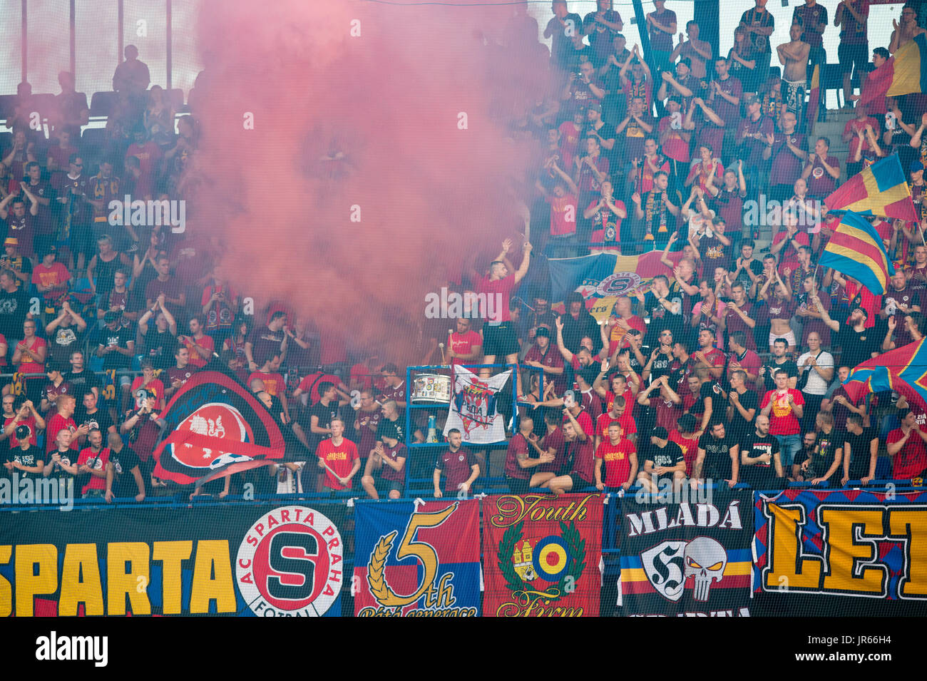 Fans AC Sparta Praha Stock Photo - Alamy