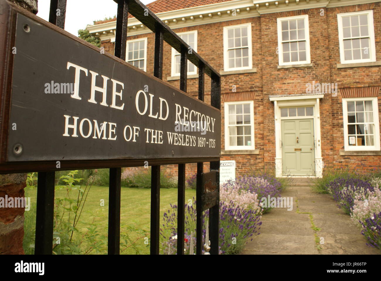 Old Rectory, Epworth, Lincolnshire Stock Photo