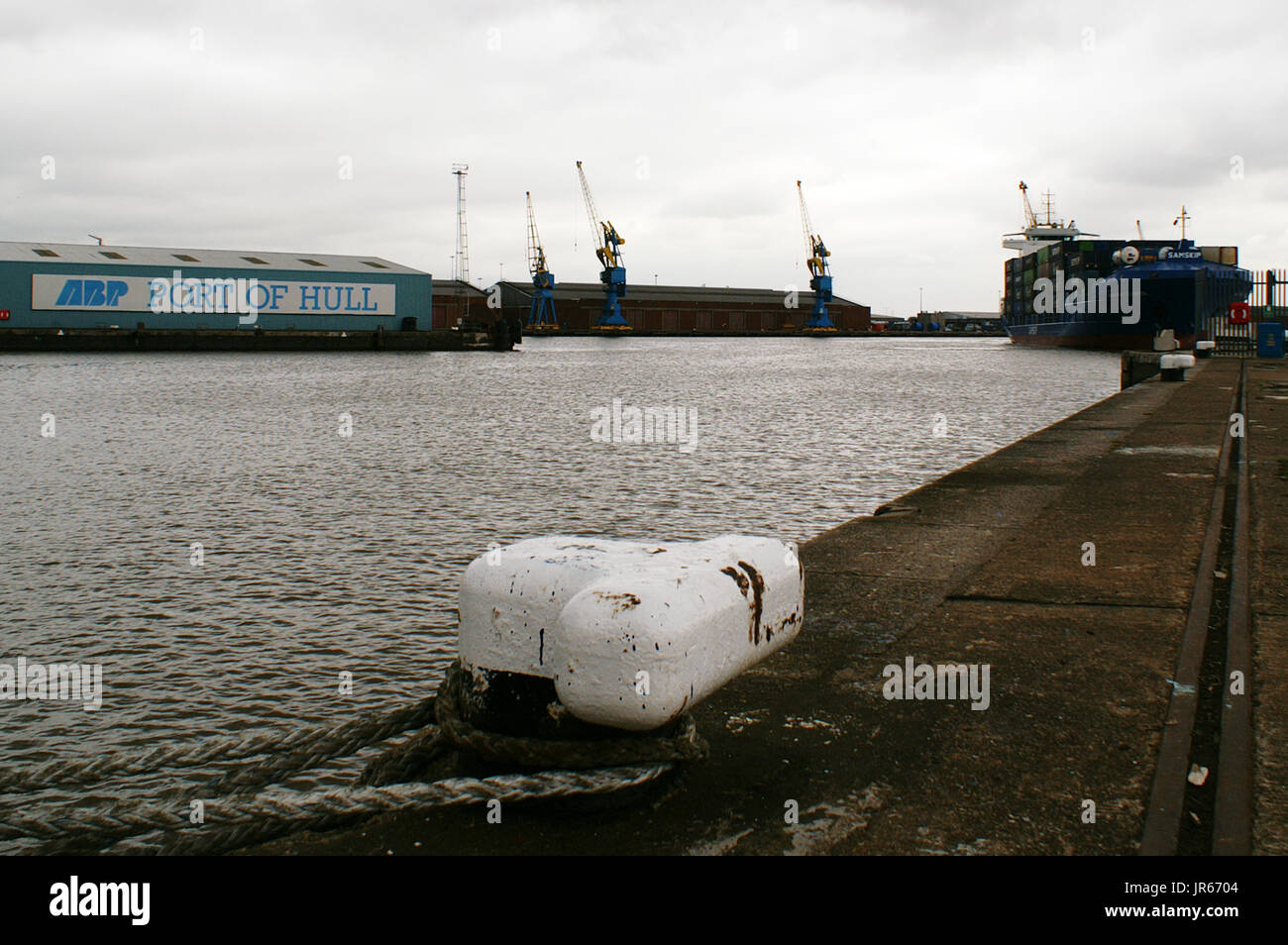 Hull Docks, King George Dock Stock Photo