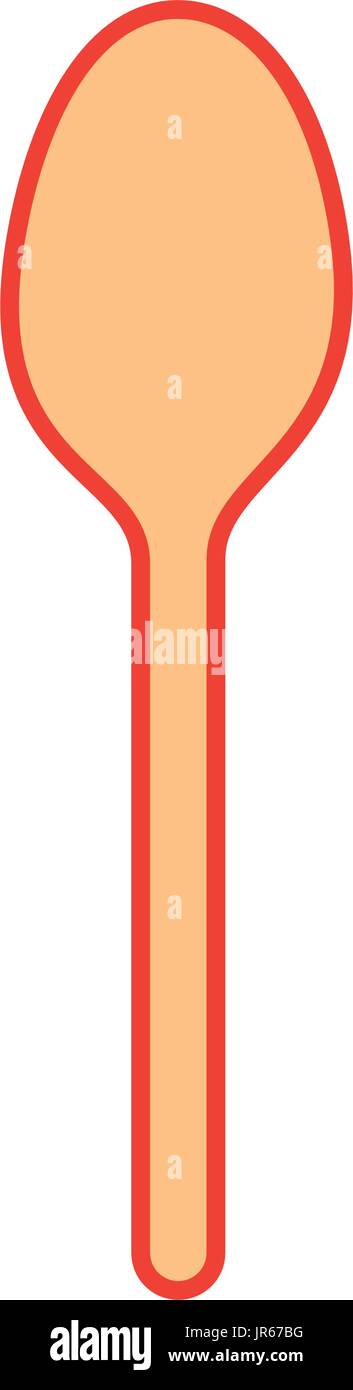 spoon cutlery isolated icon Stock Vector Image & Art - Alamy