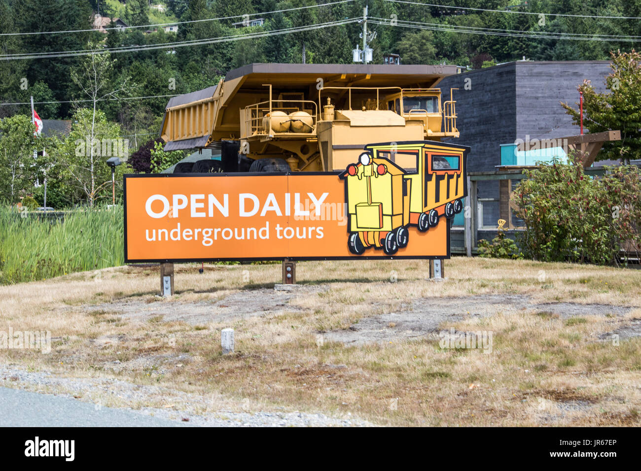 Britannia Mine Museum, Britannia Beach. BC, Canada Stock Photo