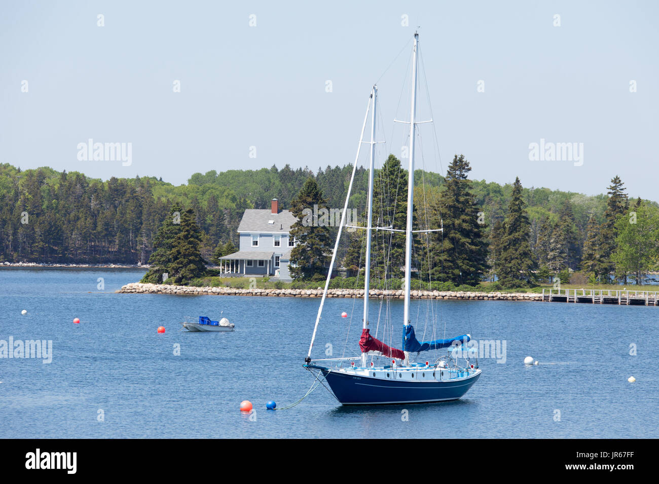 Little Fish Island, Chester, Nova Scotia, Canada Stock Photo