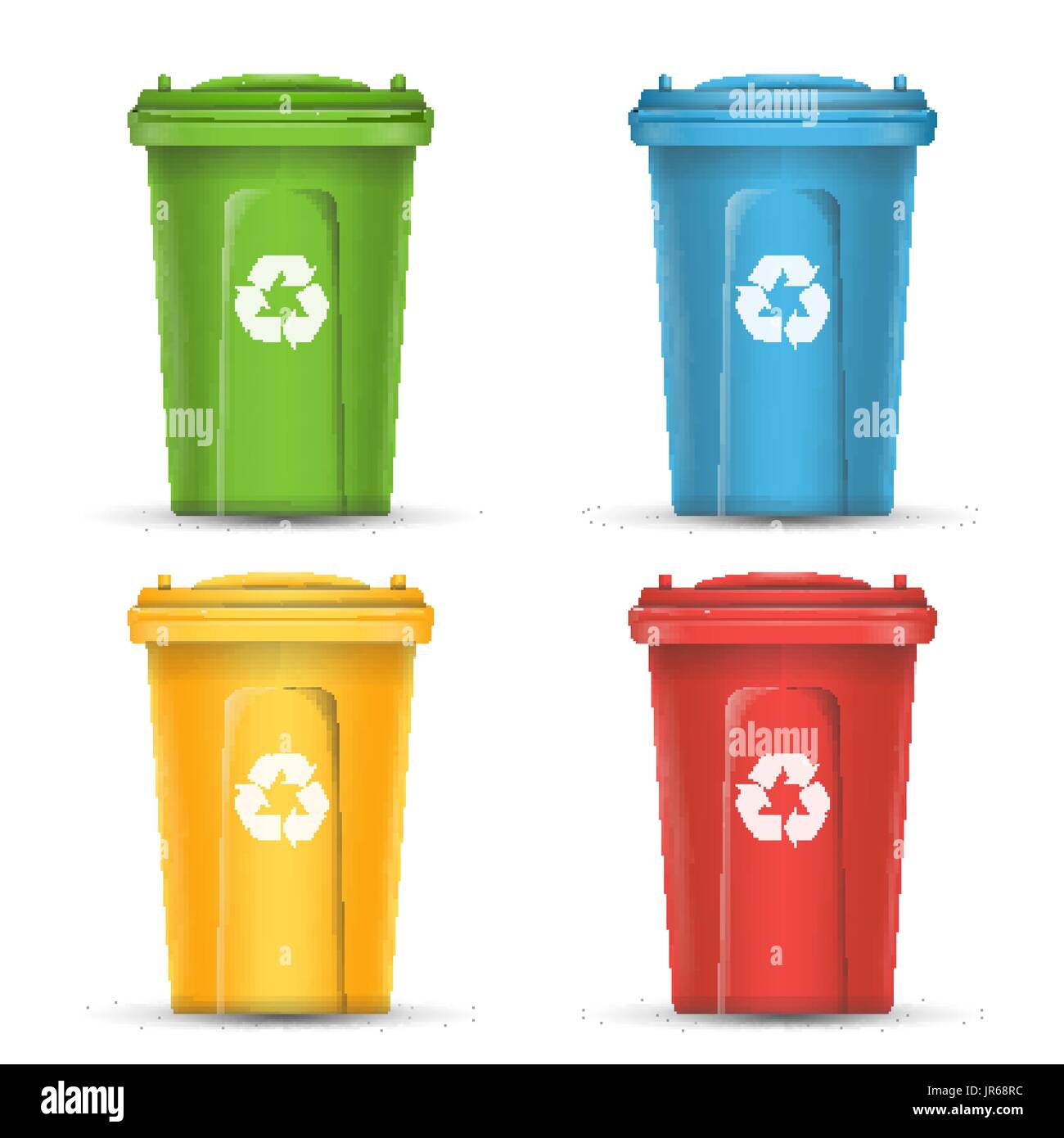 Rubbish buckets Stock Vector Images Alamy