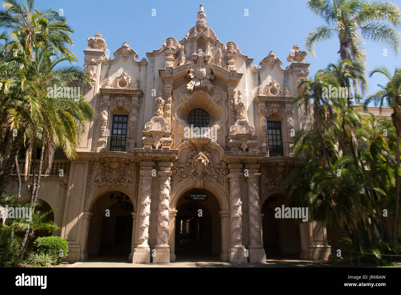 The facade of the San Diego Junior Theatre at Balboa Park, San Diego