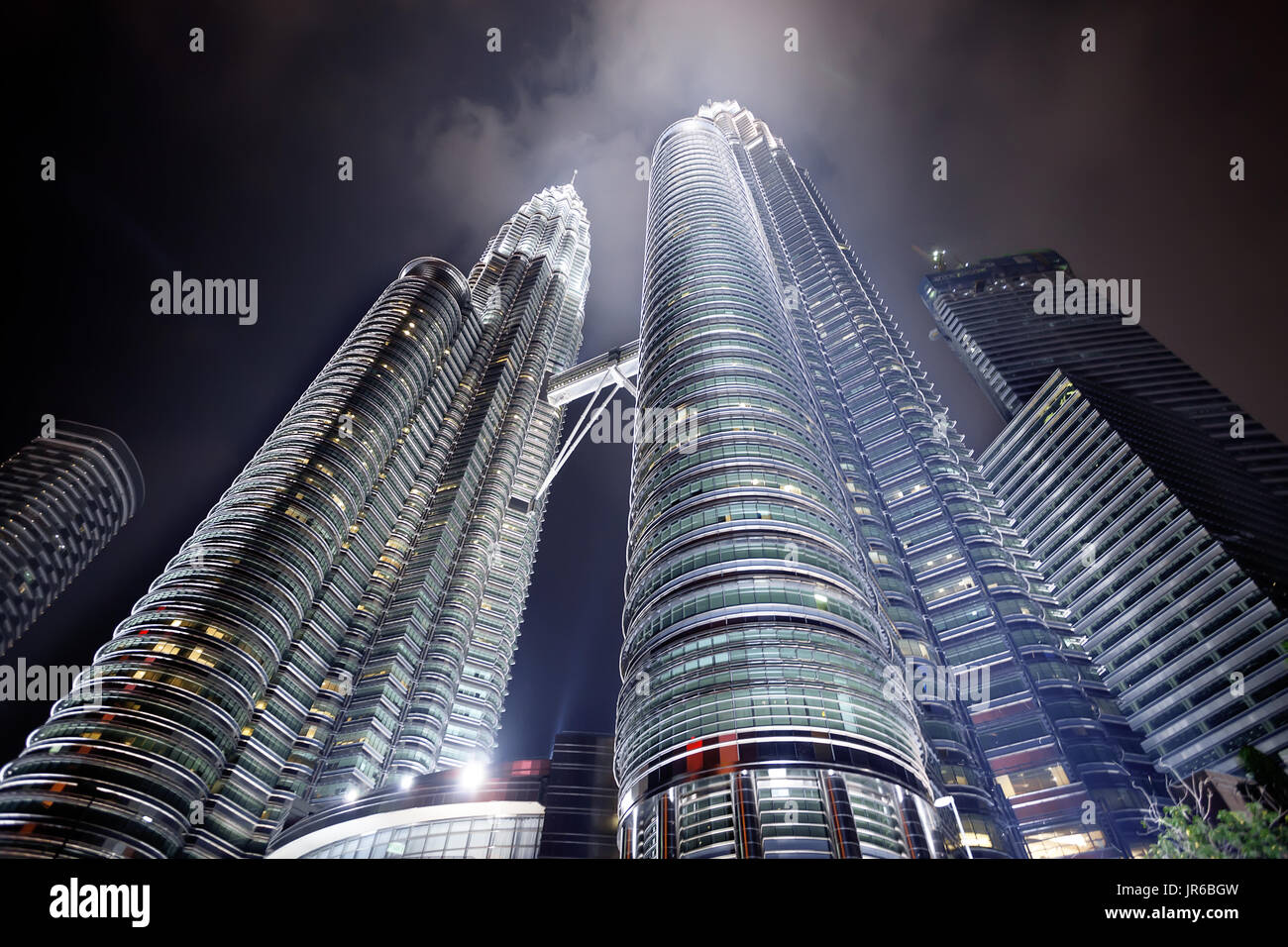 The Petronas Twin Towers, Kuala Lumpur, Malaysia Stock Photo