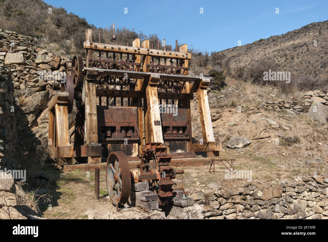 Old gold mining equipment historic hires stock photography and images