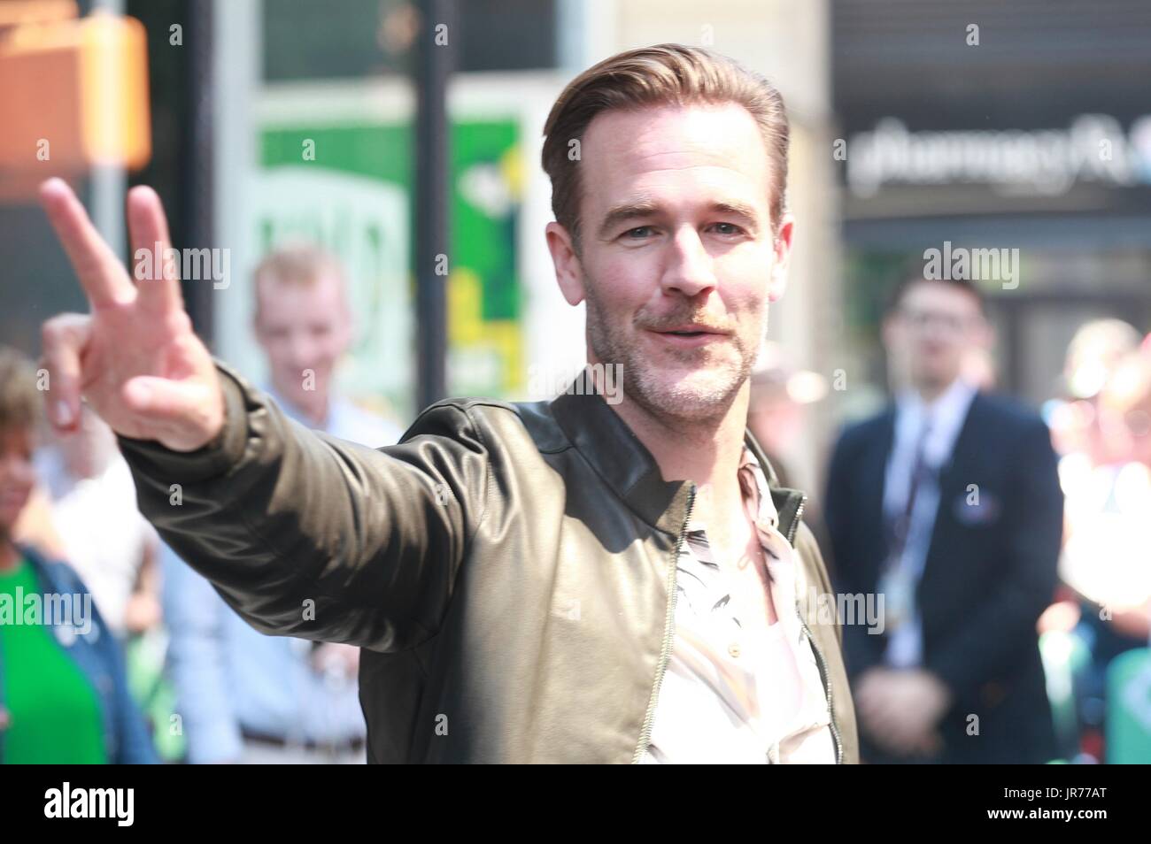 James Van Der Beek New York, NY, USA. 3rd Aug, 2017. James Van Der Beek at AOL BUILD on