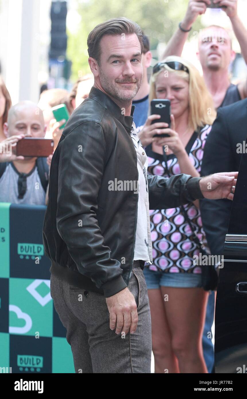 James Van Der Beek New York, NY, USA. 3rd Aug, 2017. James Van Der Beek at AOL BUILD on