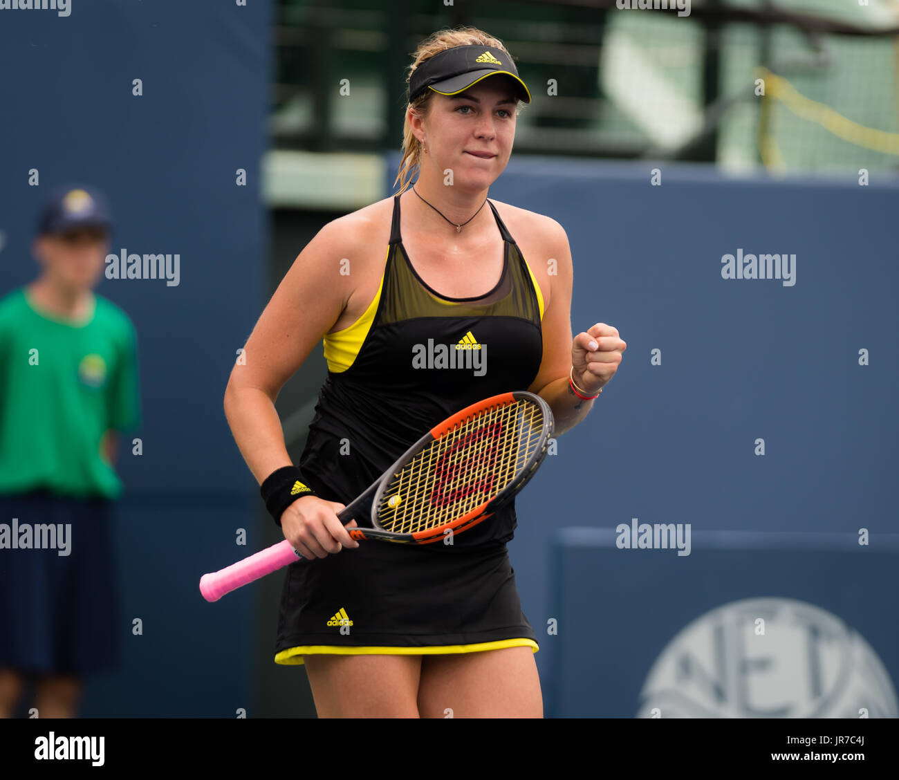Stanford, United States. 3 August, 2017. Anastasia Pavlyuchenkova of Russia at the 2017 Bank of the West Classic WTA International tennis tournament © Jimmie48 Photography/Alamy Live News Stock Photo