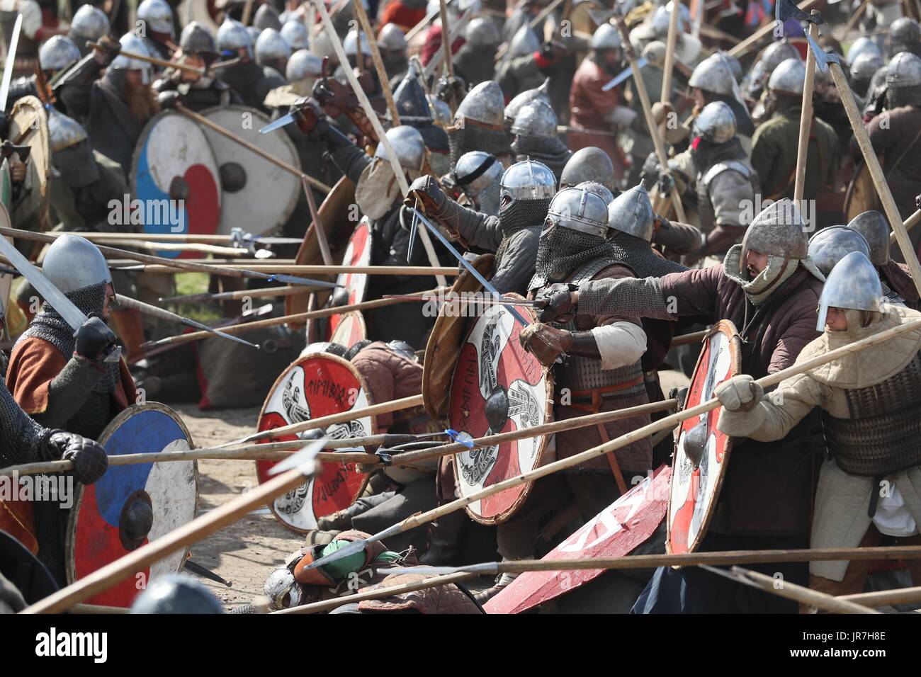 Wolin, Poland. 4th Aug, 2017. 23rd Viking and Slavic Festival on August 4,  2017 in Wolin, Poland. Credit: East News sp. z o.o./Alamy Live News Stock  Photo - Alamy