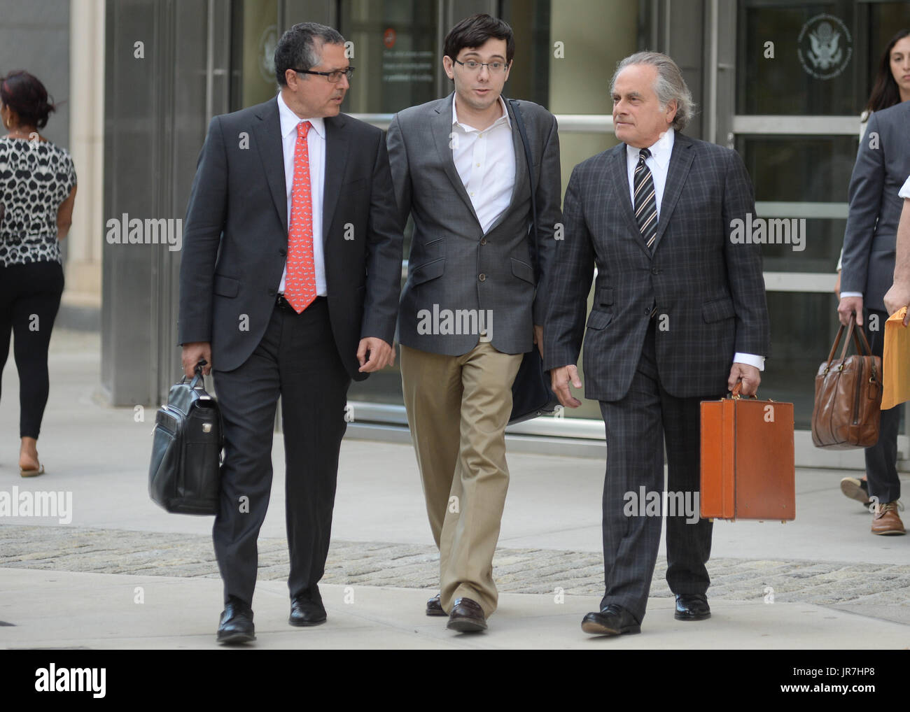 New York, USA. 3rd Aug, 2017. Former drug company executive Martin