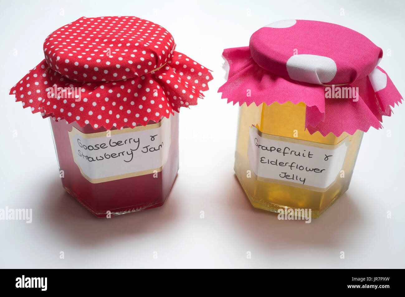 Homemade jams and jellies Stock Photo