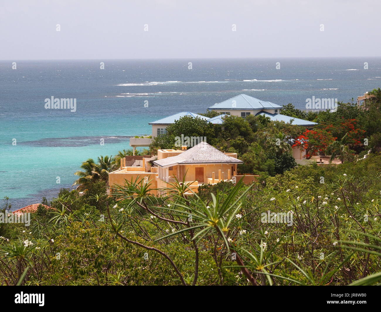 Villas overlooking Shoal Bay, Anguilla, BWI Stock Photo 152015556 Alamy