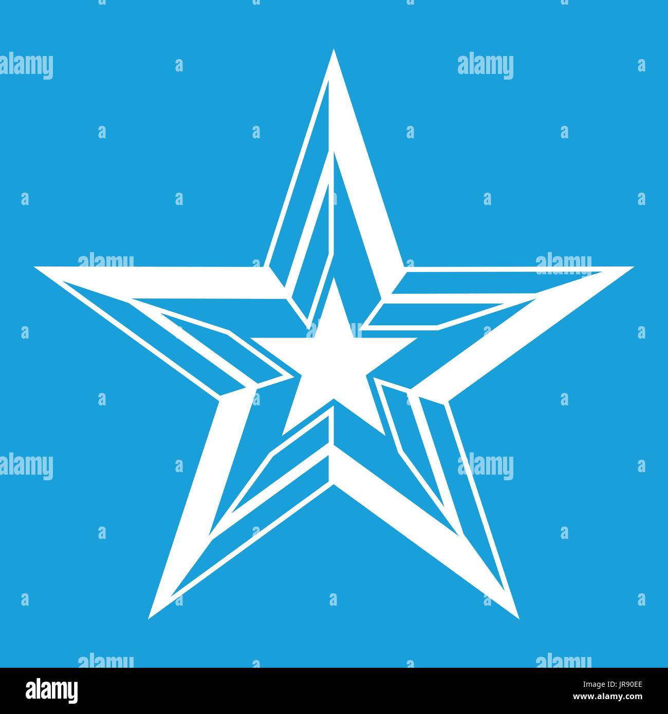 Star icon white Stock Vector Image & Art - Alamy