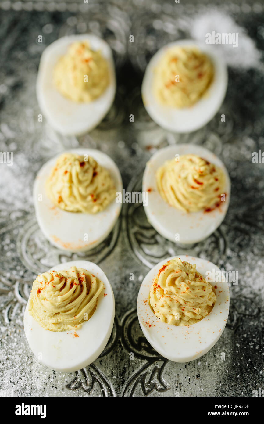 Hard-Boiled Eggs with Paprika - Celiac Dish