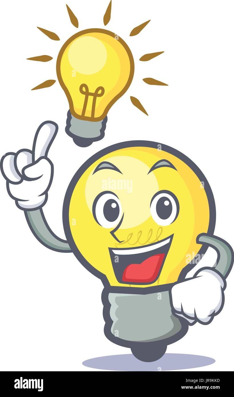 Have an idea light bulb character cartoon Stock Vector Image & Art - Alamy