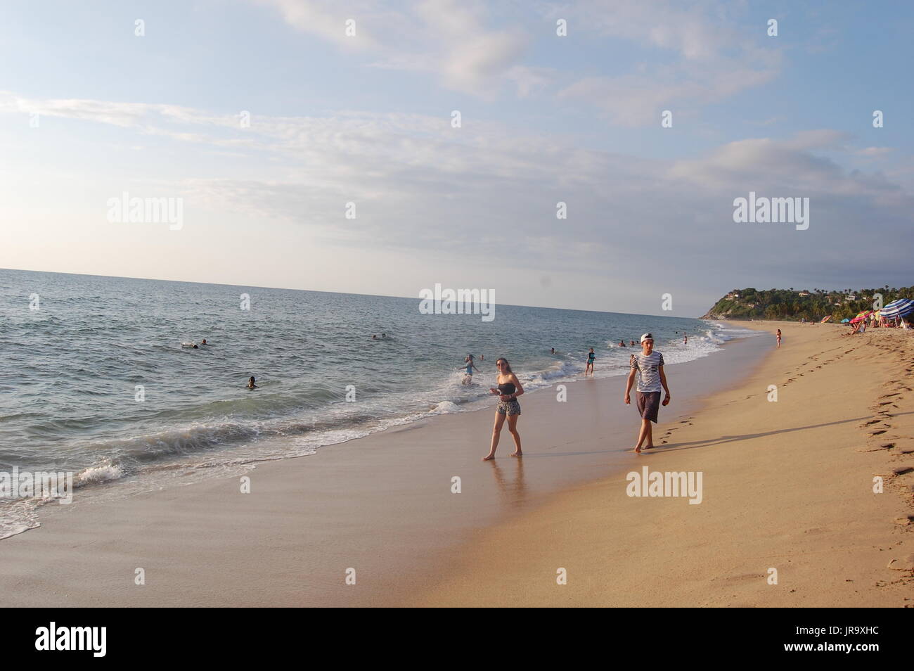 San Pancho´s Beach Mexico Stock Photo Alamy