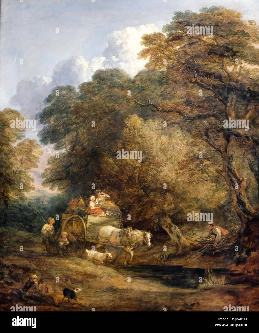 The Market Cart - 1786 - Thomas Gainsborough Stock Photo