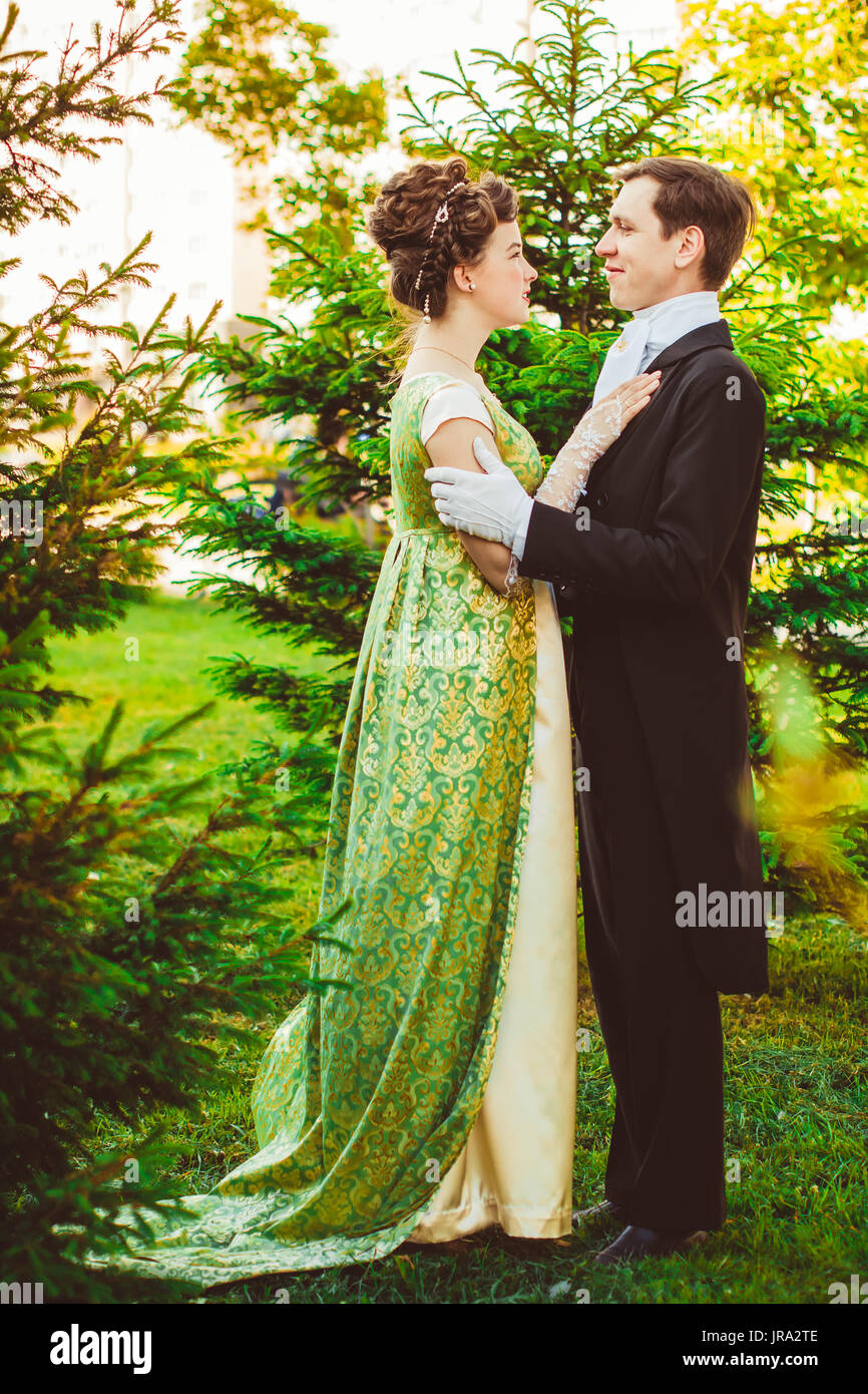 These romantic happy moments of wedding couple Stock Photo - Alamy