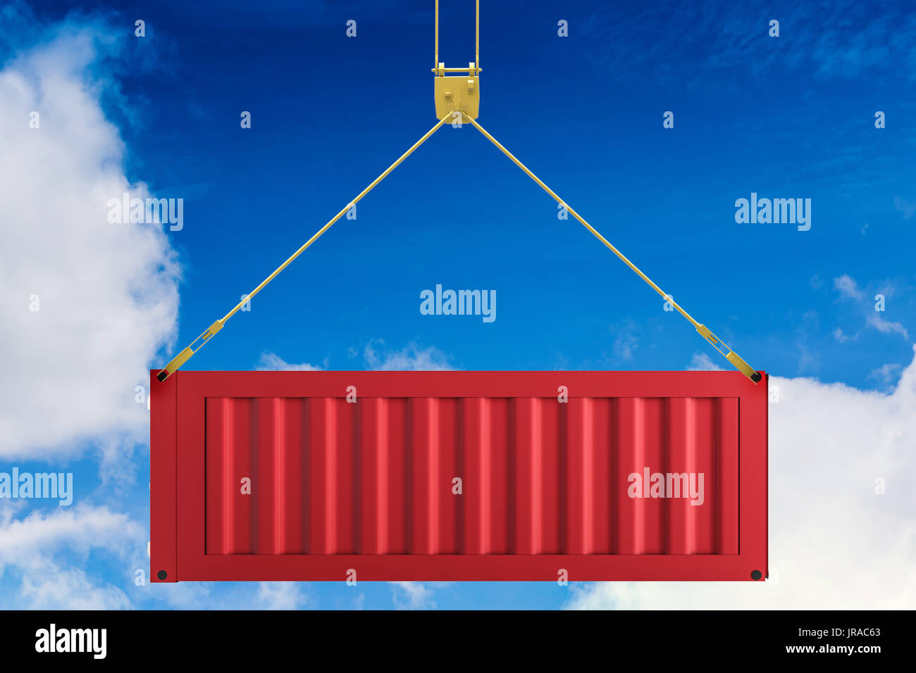 Red container hi-res stock photography and images - Alamy