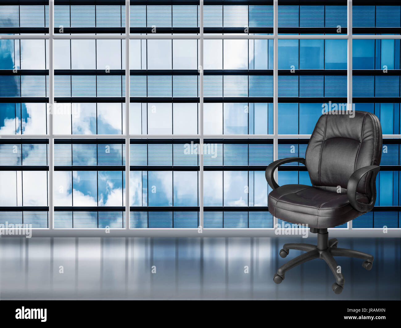 empty office chair with office background Stock Photo - Alamy