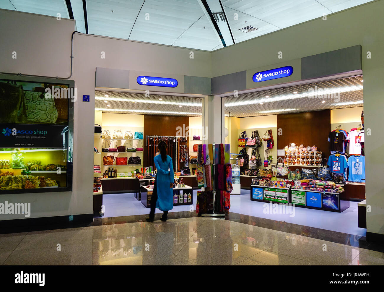 Saigon, Vietnam Oct 2, 2016. DutyFree shops at Tan Son Nhat Airport in Saigon (Ho Chi Minh
