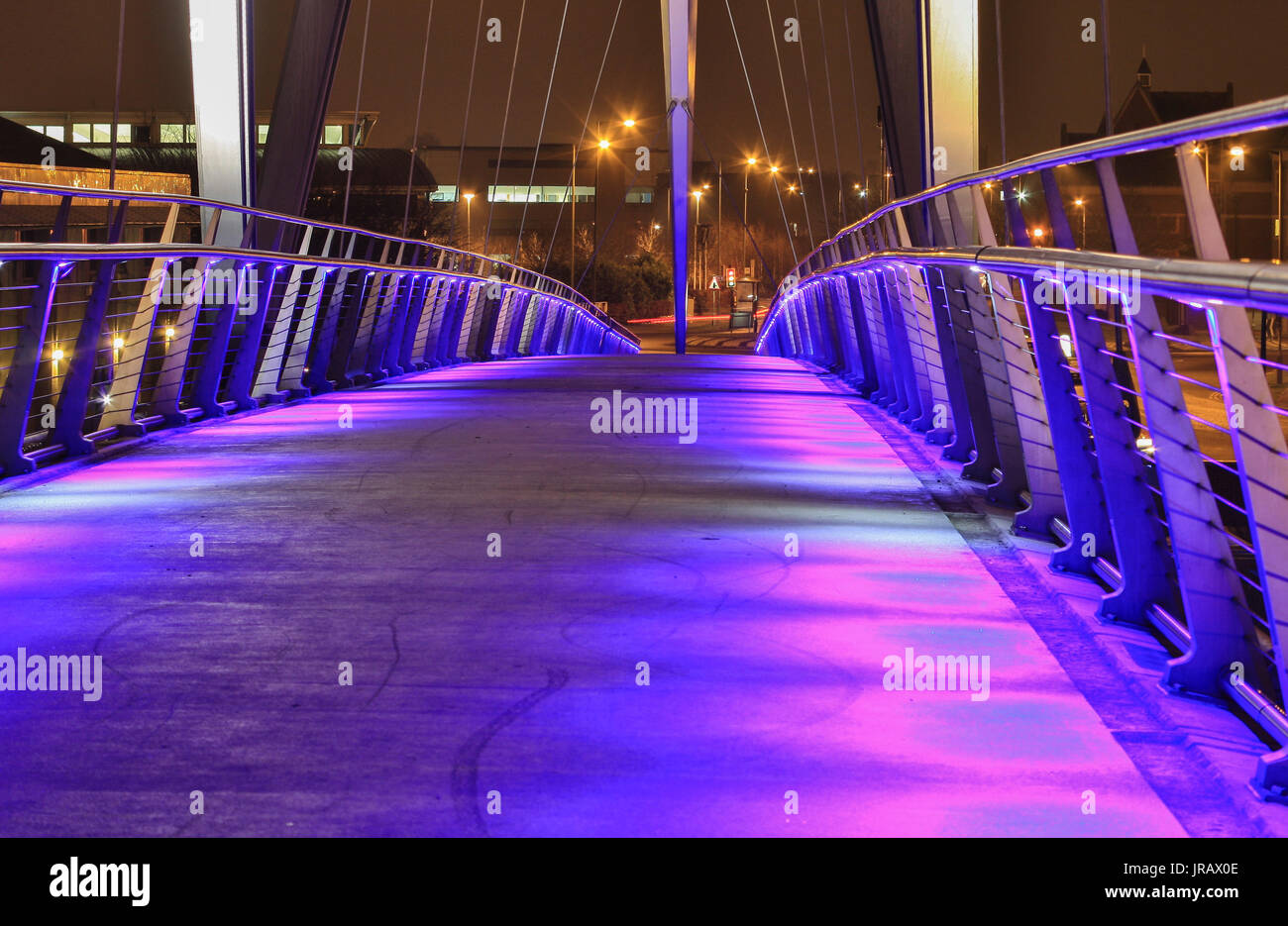 Infinity Bridge,Stockton-on-Tees,England,UK Stock Photo