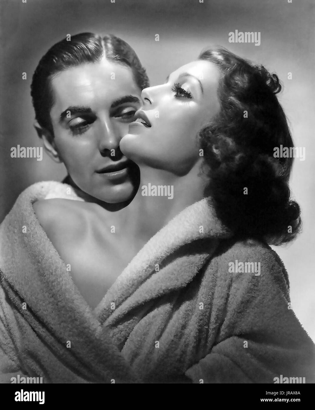 LOVE IS NEWS 1937 20th Century Fox film with Loretta Young and Tyrone Power Stock Photo
