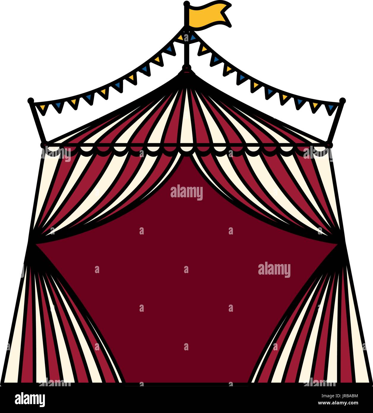 Circus striped tent Stock Vector Image & Art - Alamy
