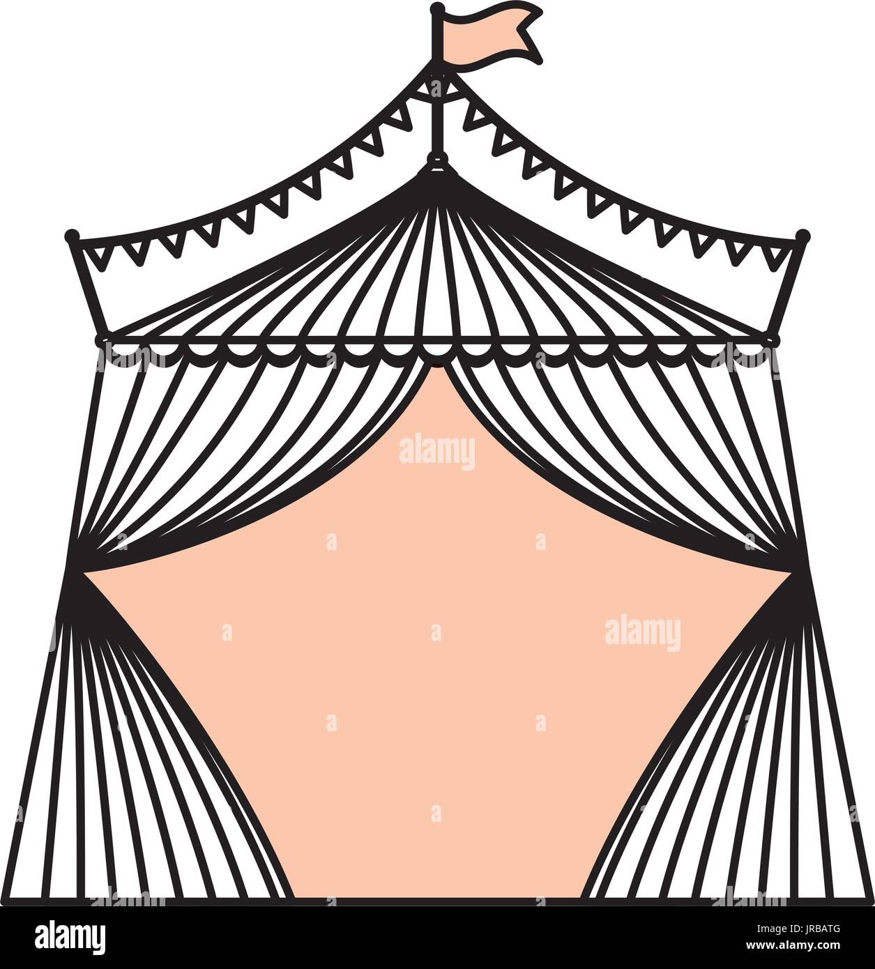 Circus striped tent Stock Vector Image & Art - Alamy