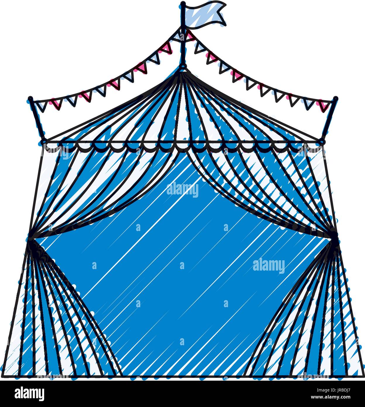 Circus striped tent Stock Vector Image & Art - Alamy