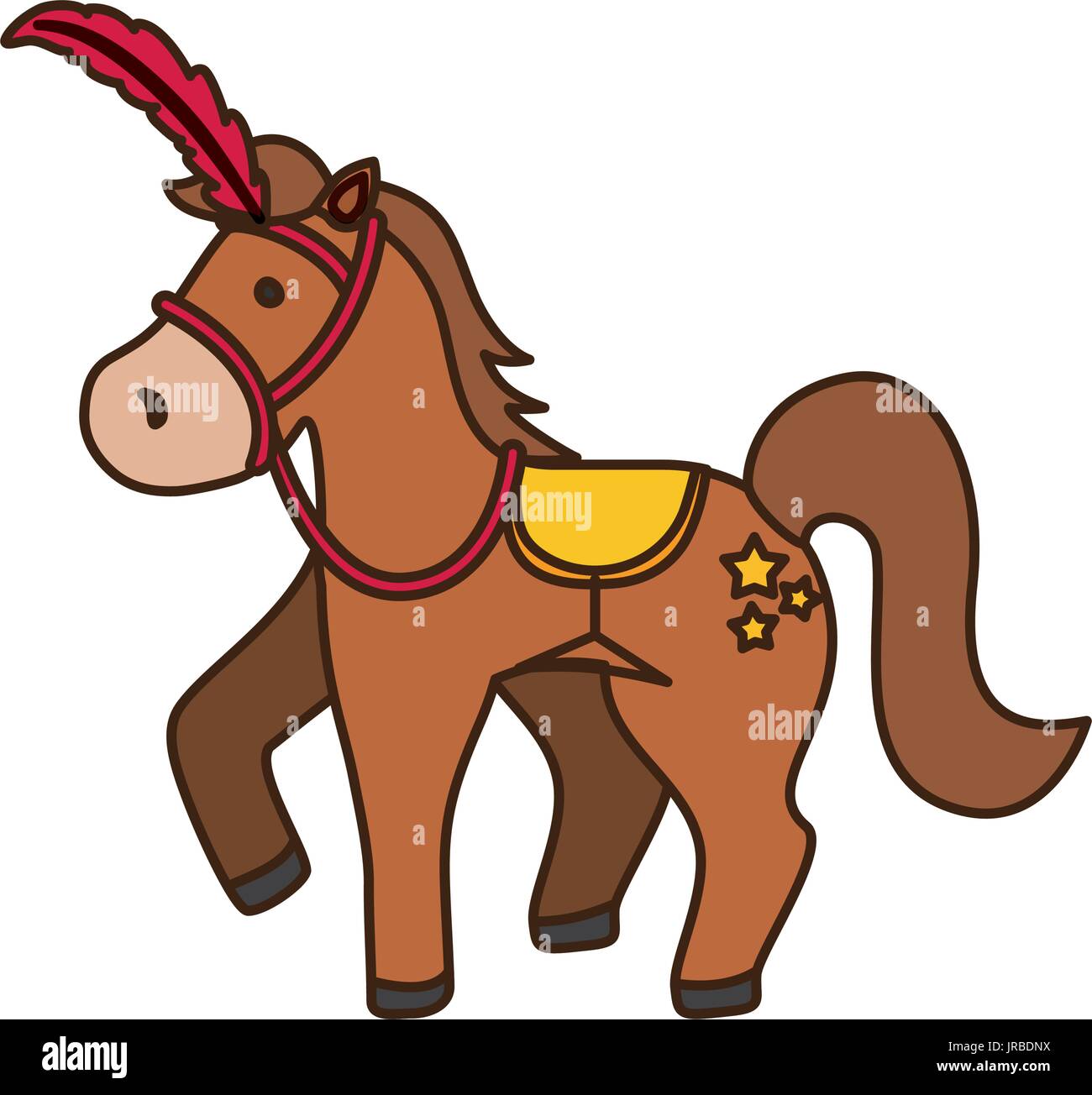 Circus horse cartoon Stock Vector Image &amp; Art - Alamy