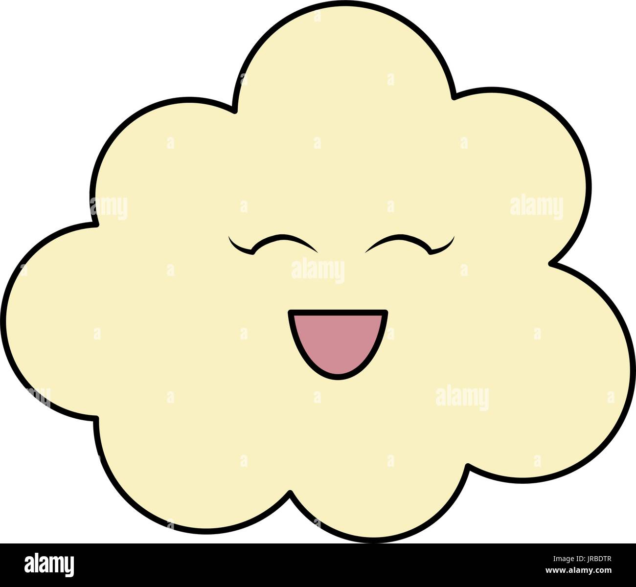 Cloud cute cartoon Stock Vector Image & Art - Alamy