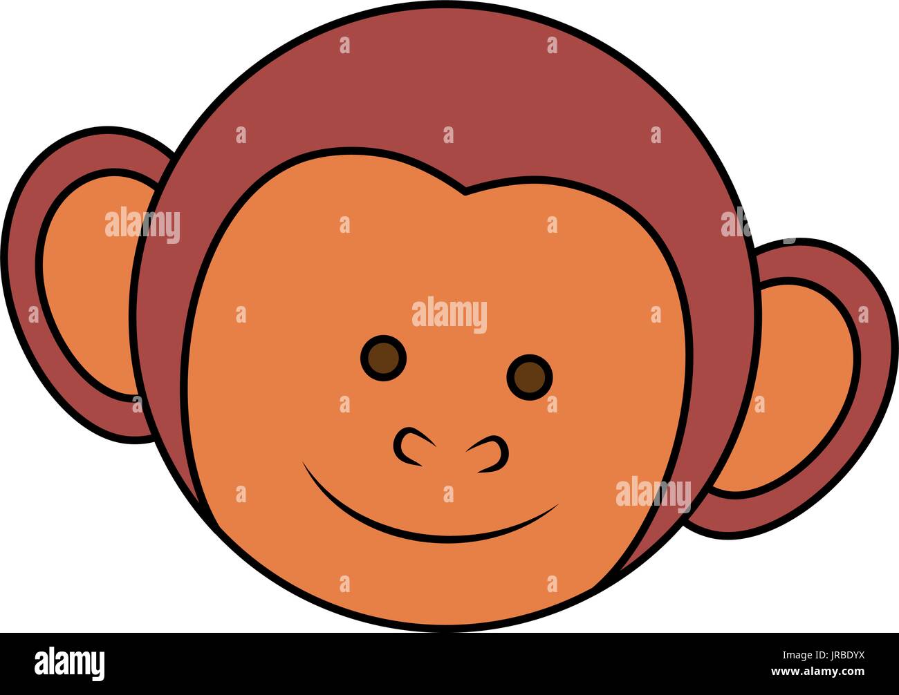Cute monkey cartoon Stock Vector Image & Art - Alamy