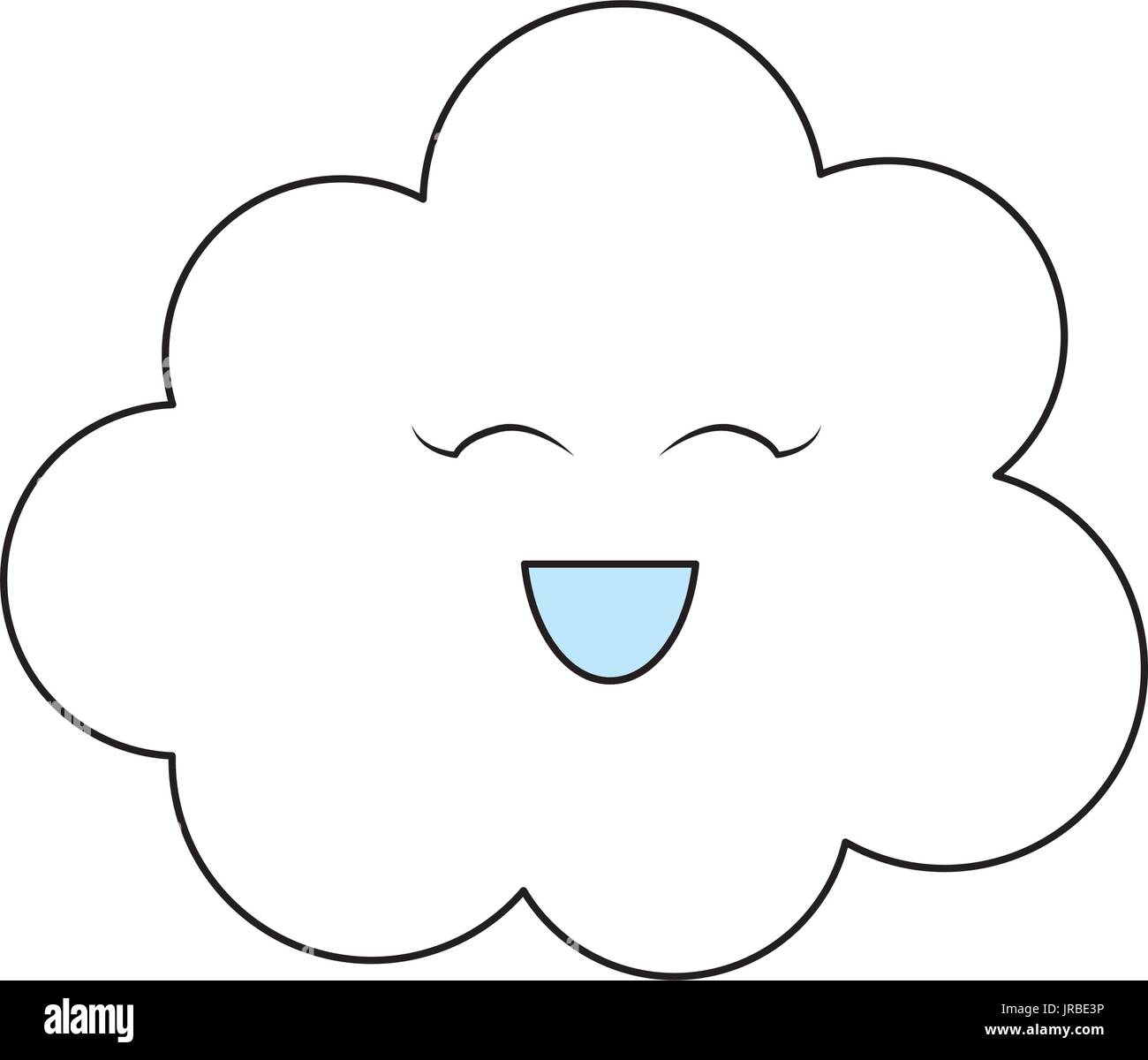 Cloud cute cartoon Stock Vector Image & Art - Alamy