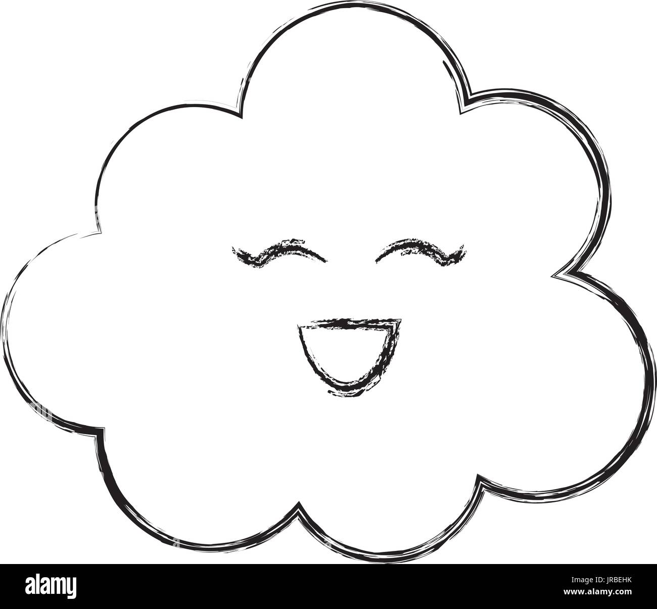 Cloud cute cartoon Stock Vector Image & Art - Alamy