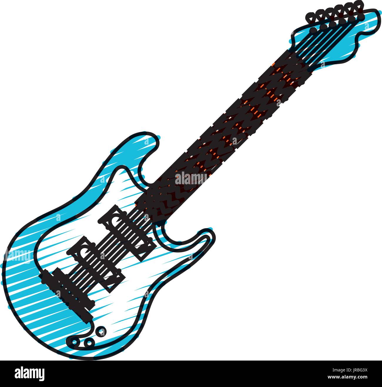 Electric guitar music instrument Stock Vector Image & Art - Alamy