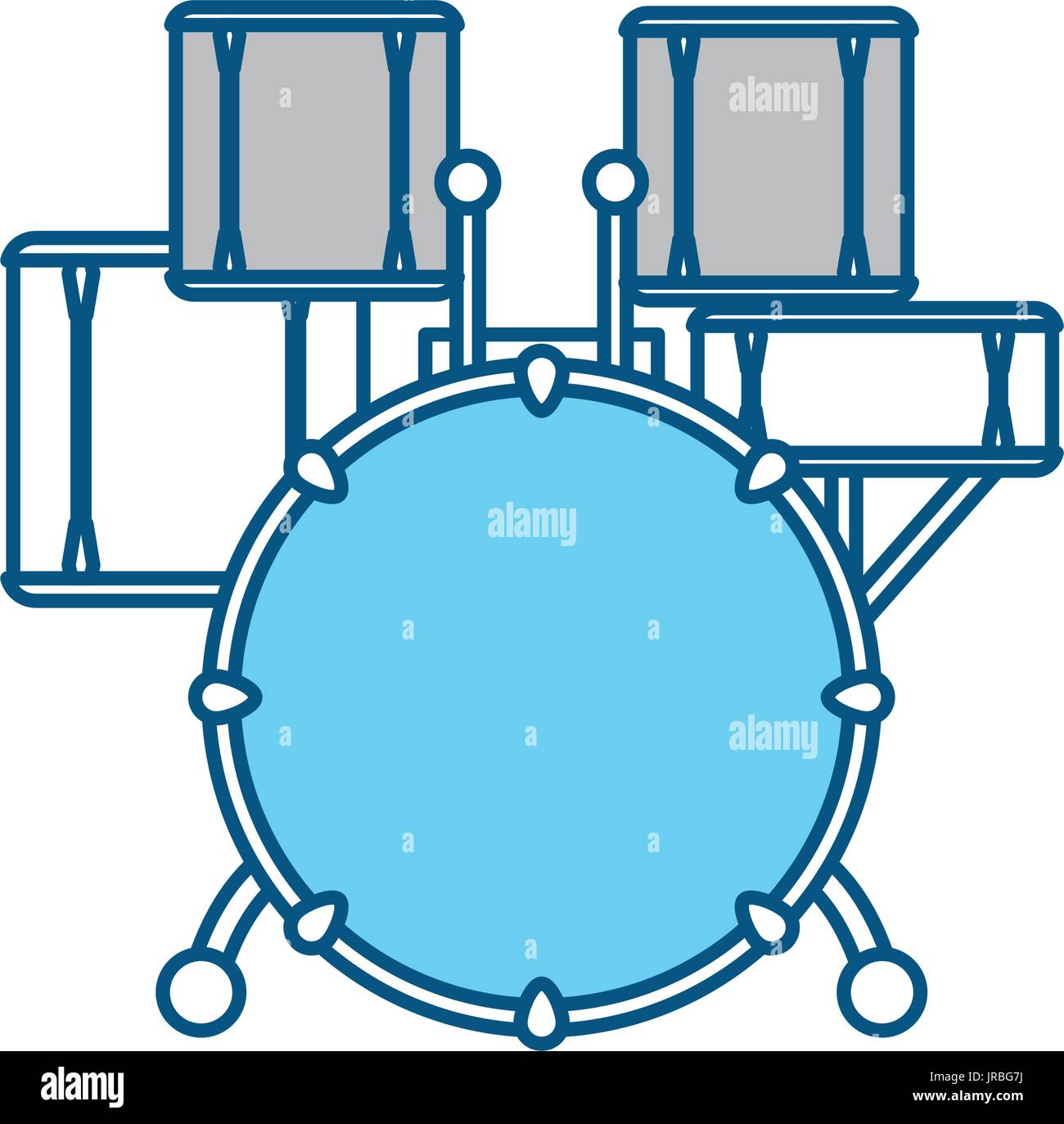 Drum music instrument Stock Vector Image & Art - Alamy