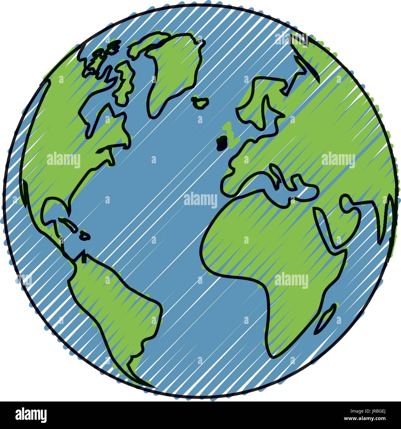 Isolated world earth Stock Vector Image & Art - Alamy