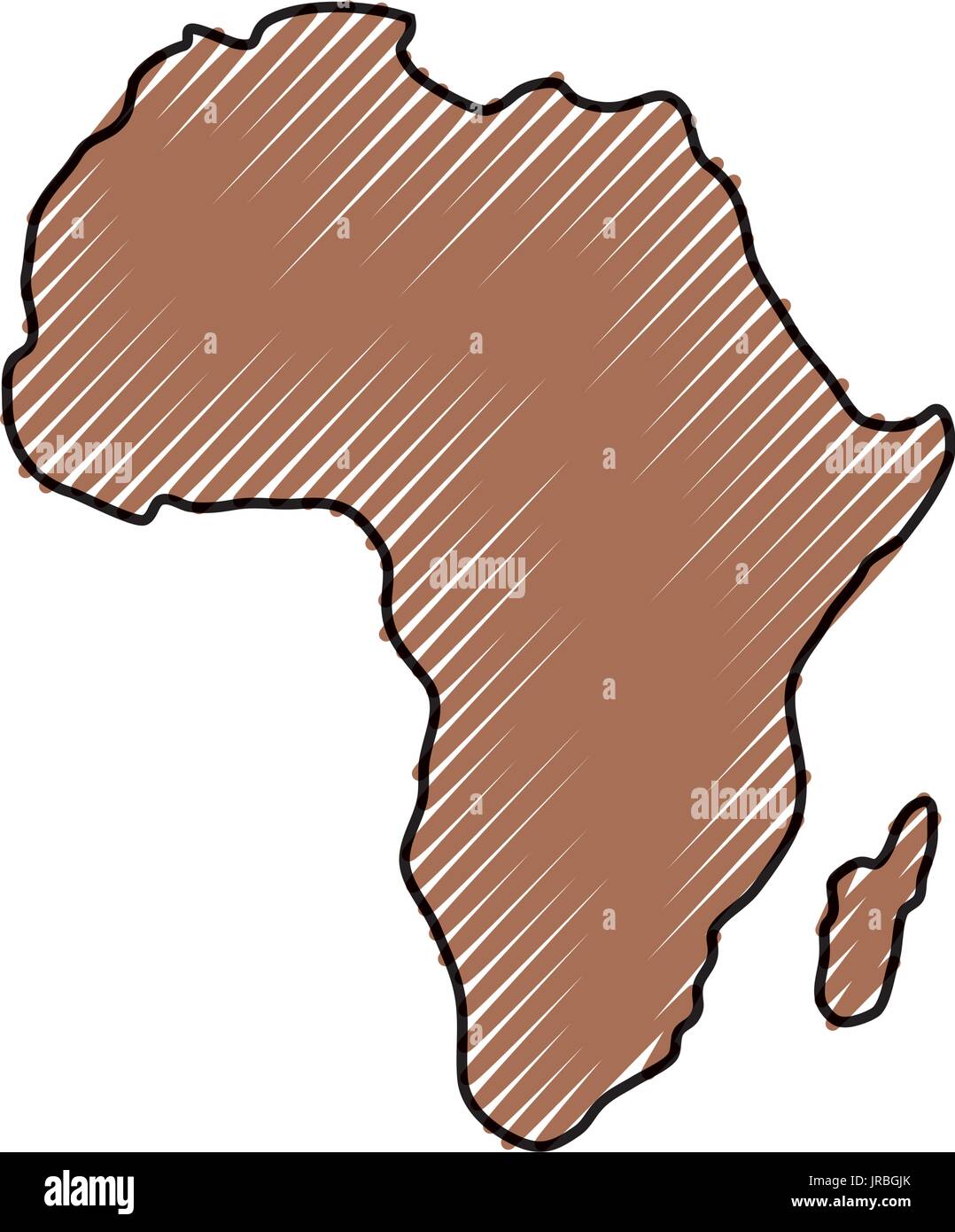 Africa map silhouette Stock Vector Image & Art - Alamy
