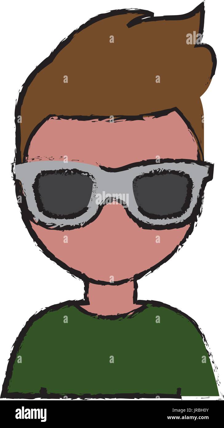 man with glasses icon Stock Vector Image & Art - Alamy