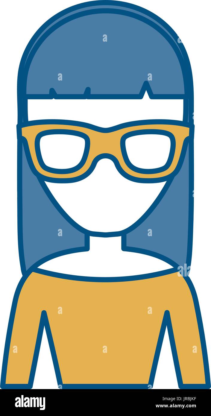 woman with glasses icon Stock Vector Image & Art - Alamy