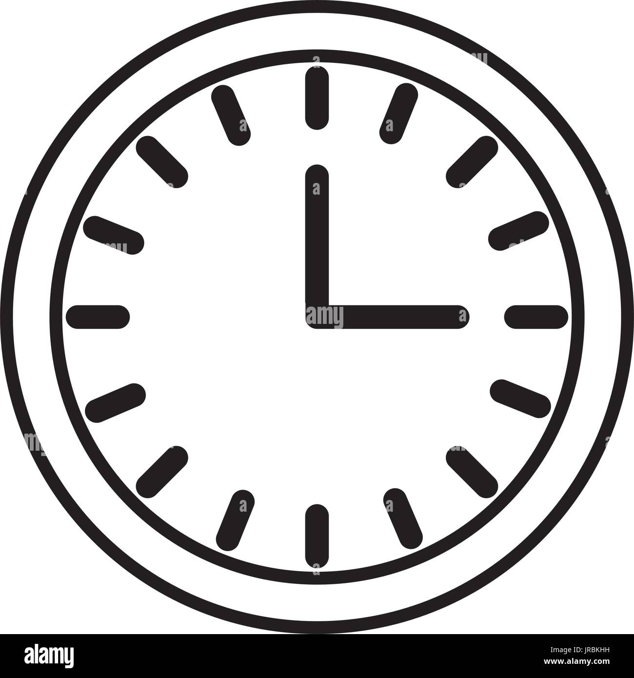 clock icon image Stock Vector Image & Art - Alamy